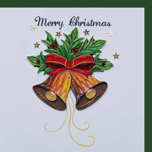 Jingle Bell- Quilling card