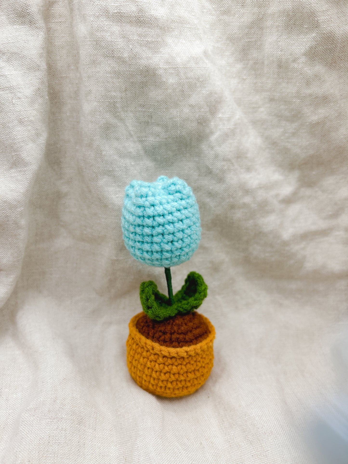 Pot Crochet Flower