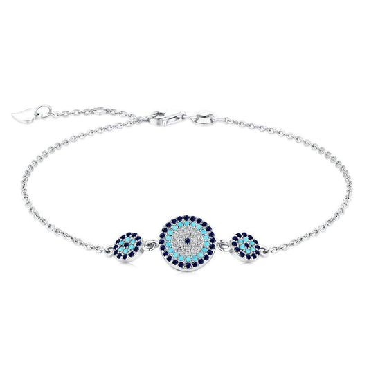 Protection Eyes Bracelet l Sterling Silver