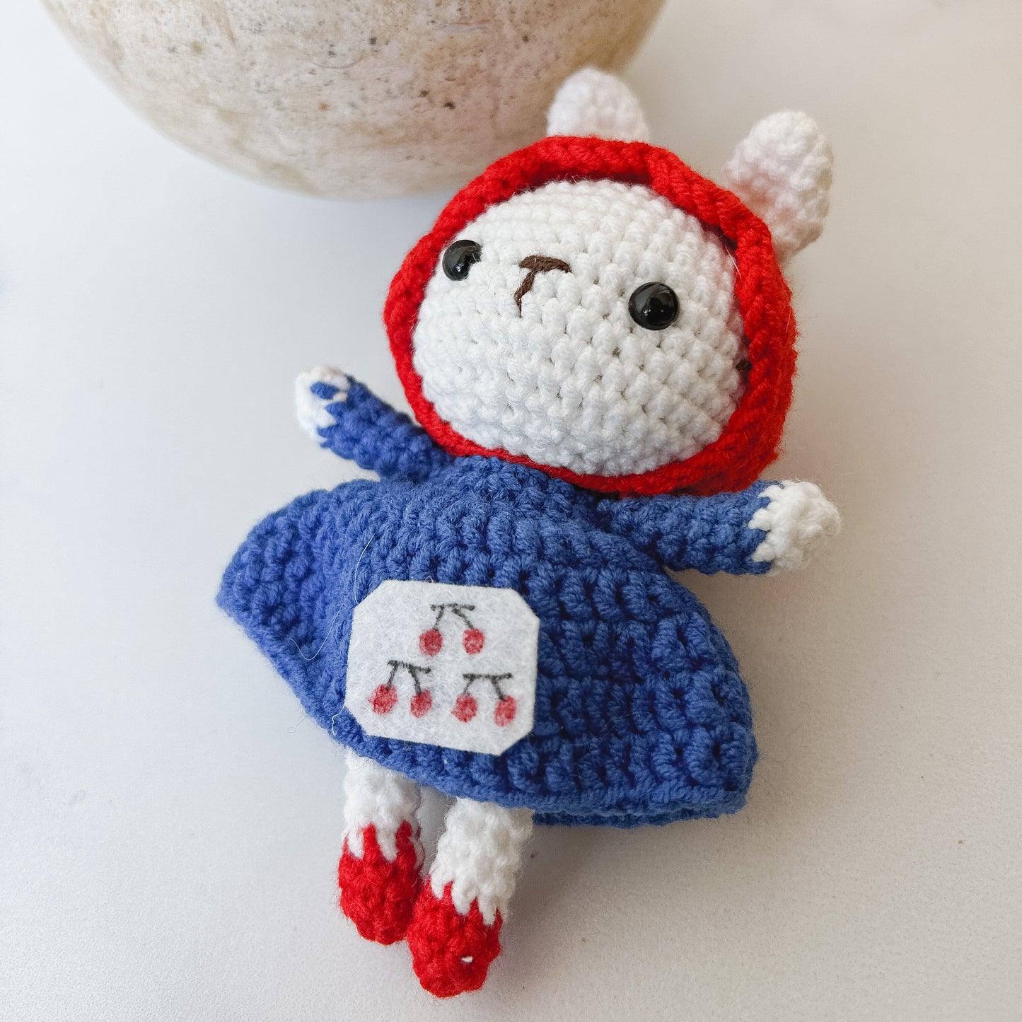Granny Bunny  Crochet Keychain