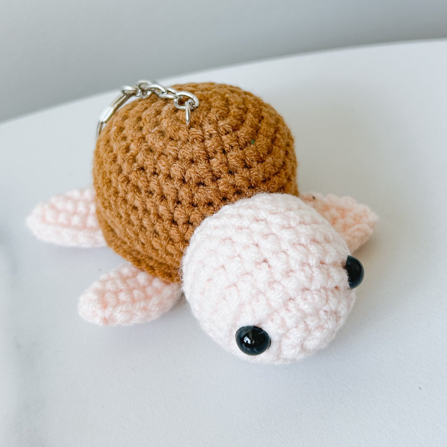 Sea Turtle Crochet Keychain