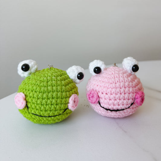Baby Frog Crochet keychain