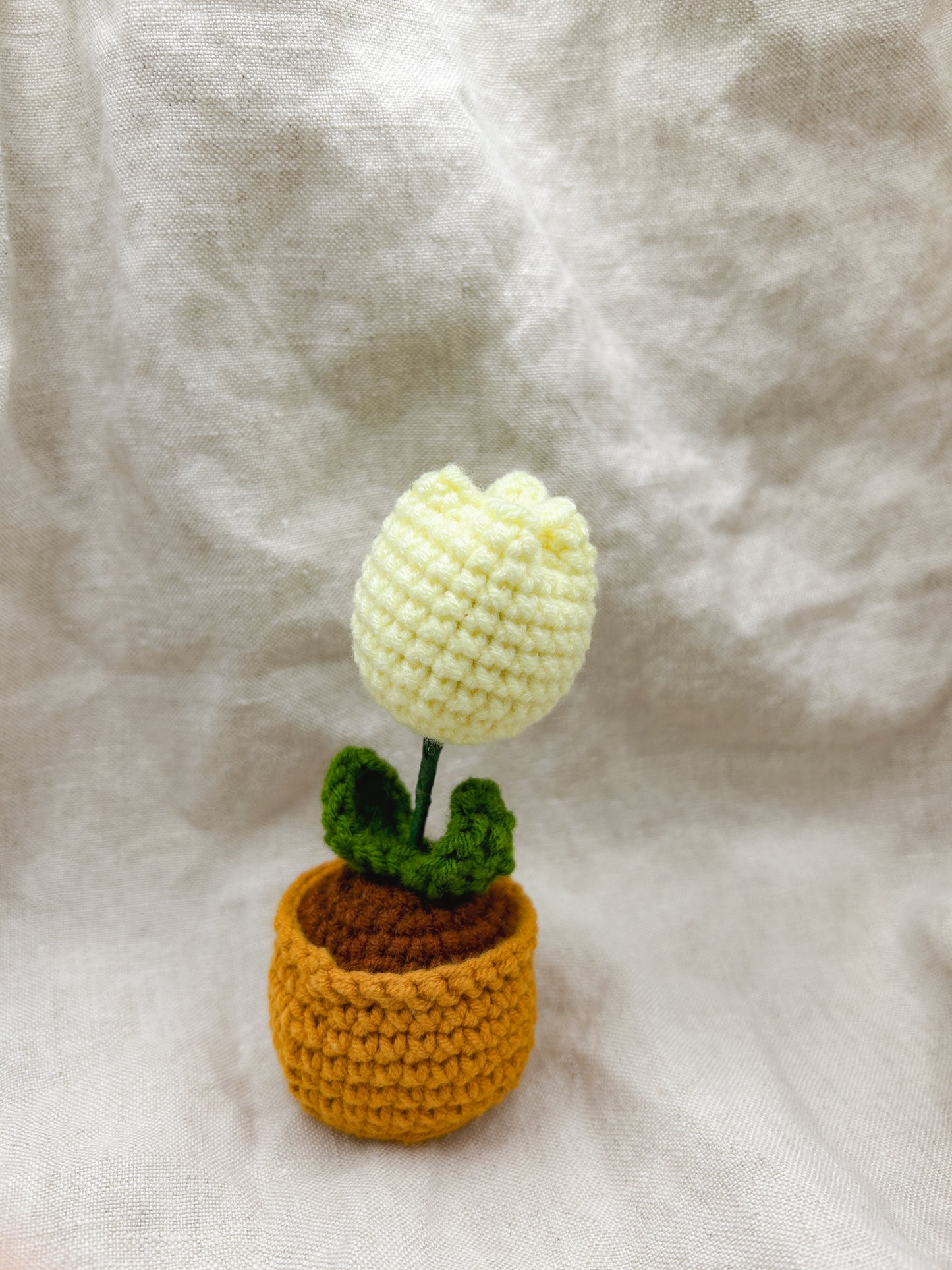 Pot Crochet Flower