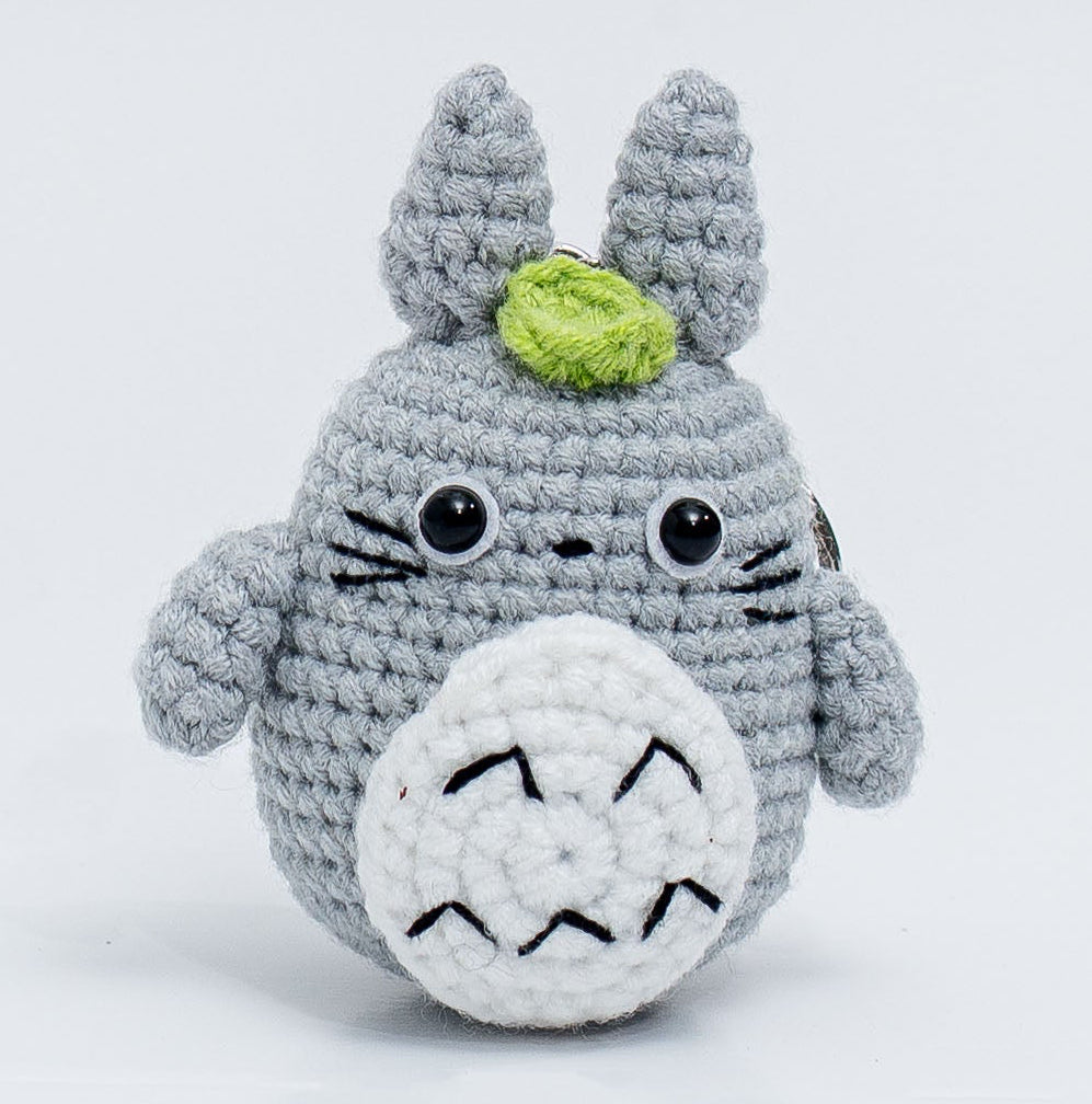 Totoro Crochet Keychain