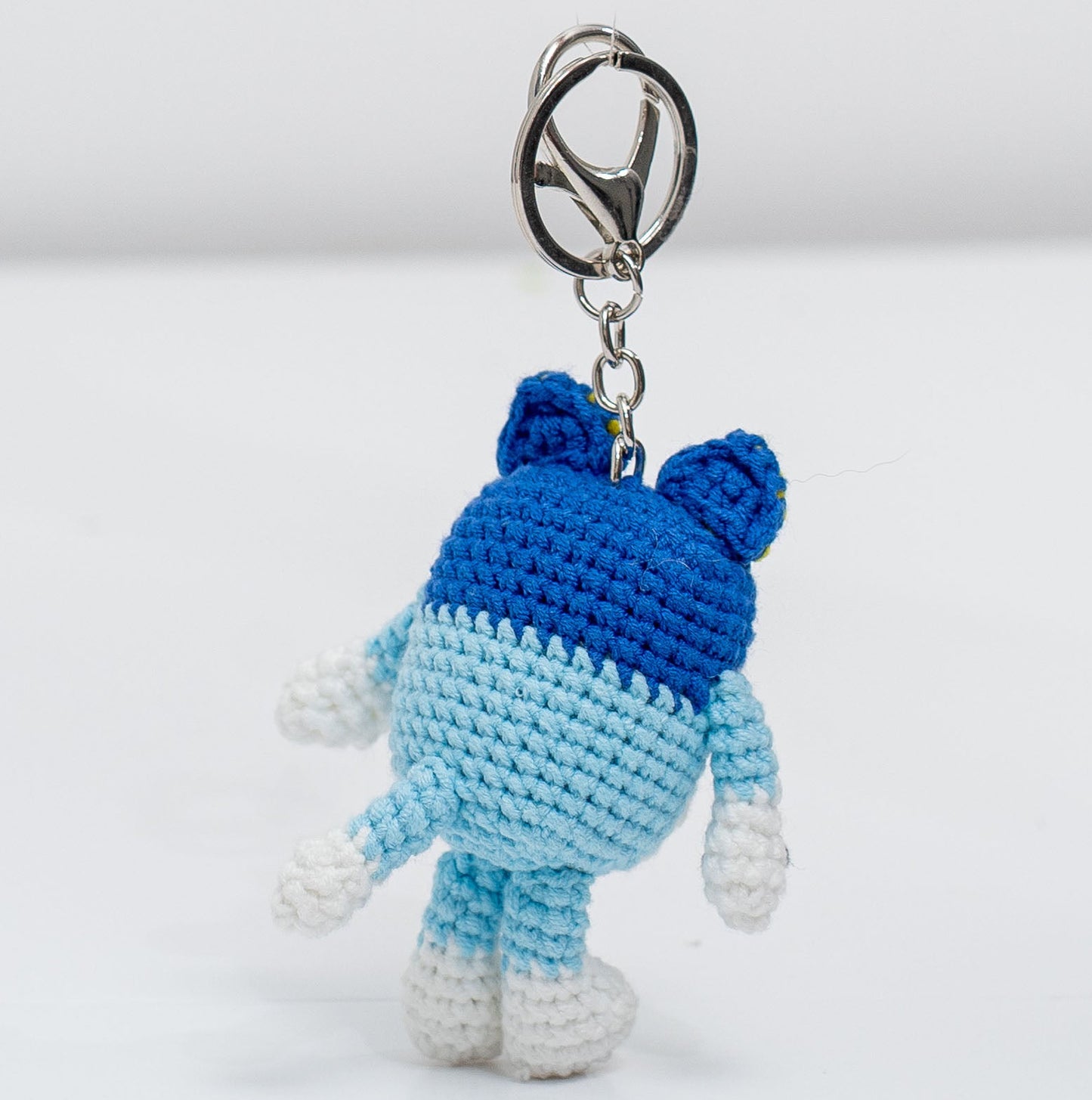Bluey & Bingo Crochet Keychain