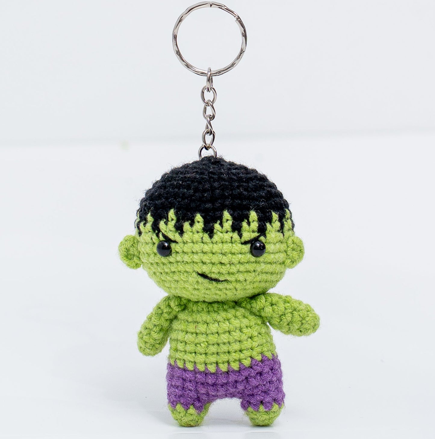 Hulk Crochet Keychain