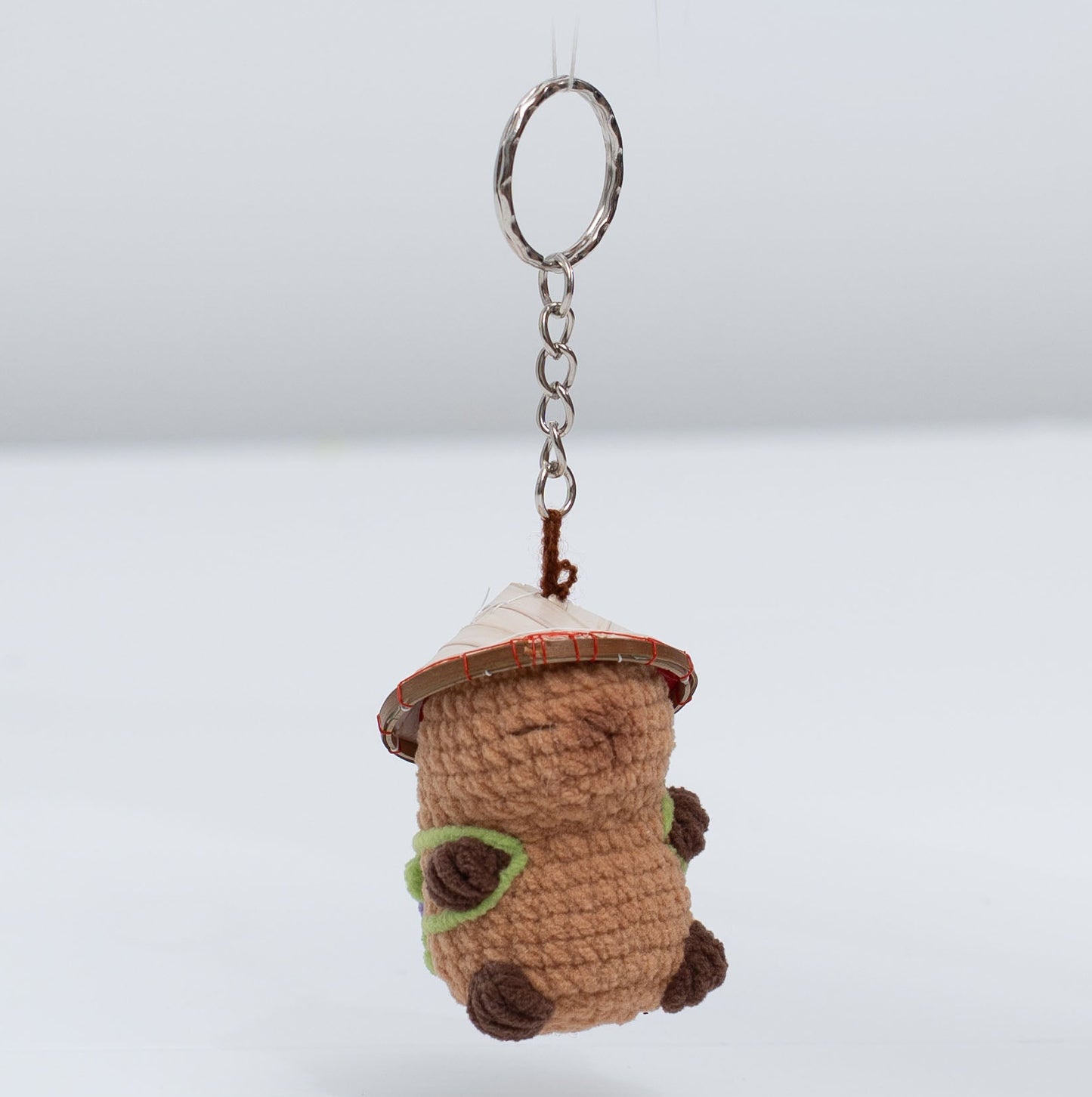 Vietnamese Capybara Crochet Keychain