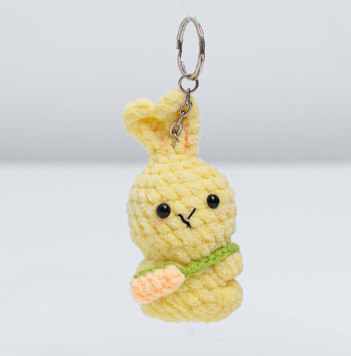 Bunny The Explorer Crochet Keychain