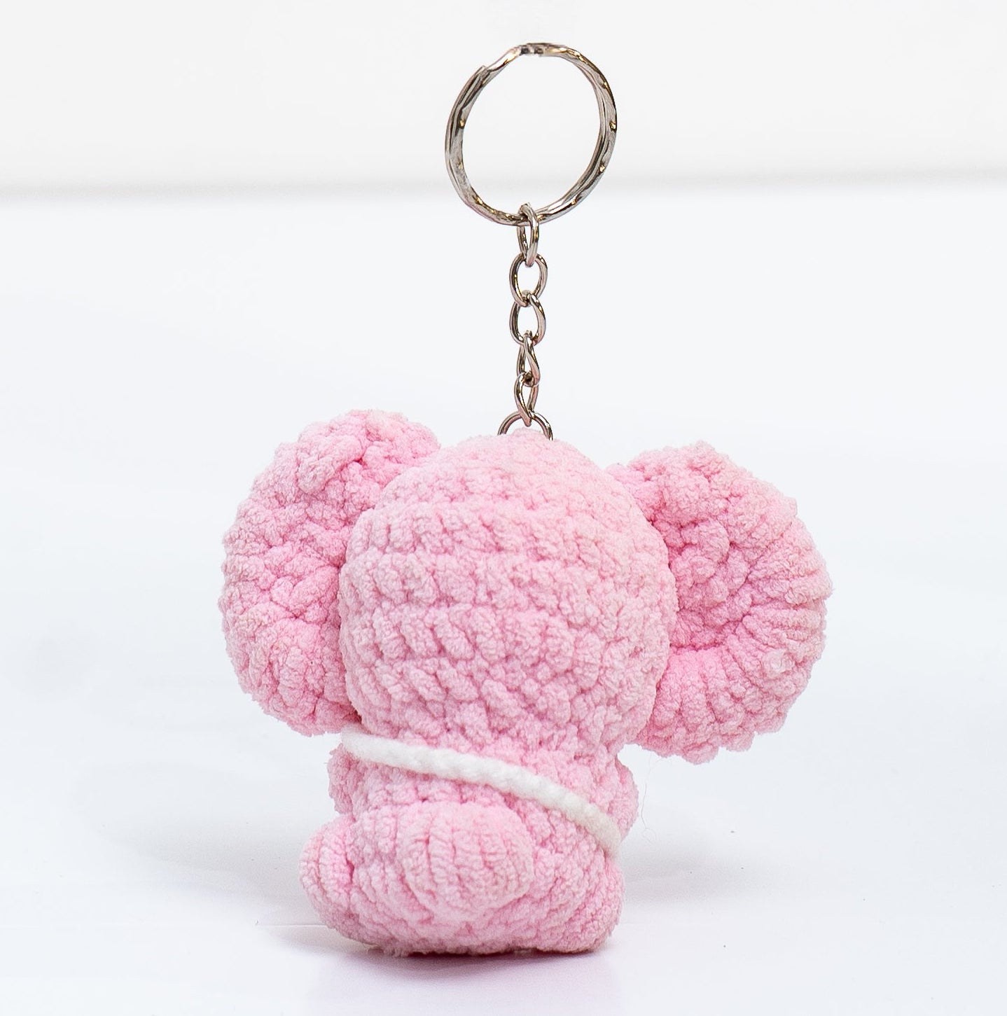 Elephant The Explorer Crochet Keychain