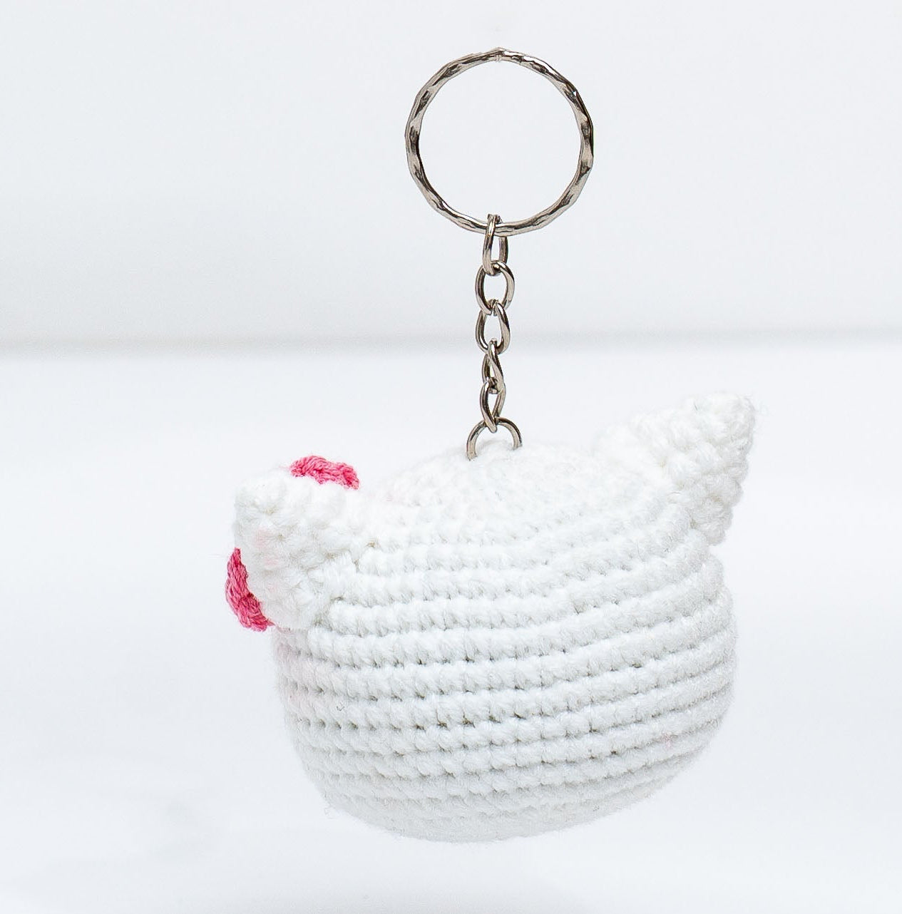 Baby Hello Kitty Crochet Keychain