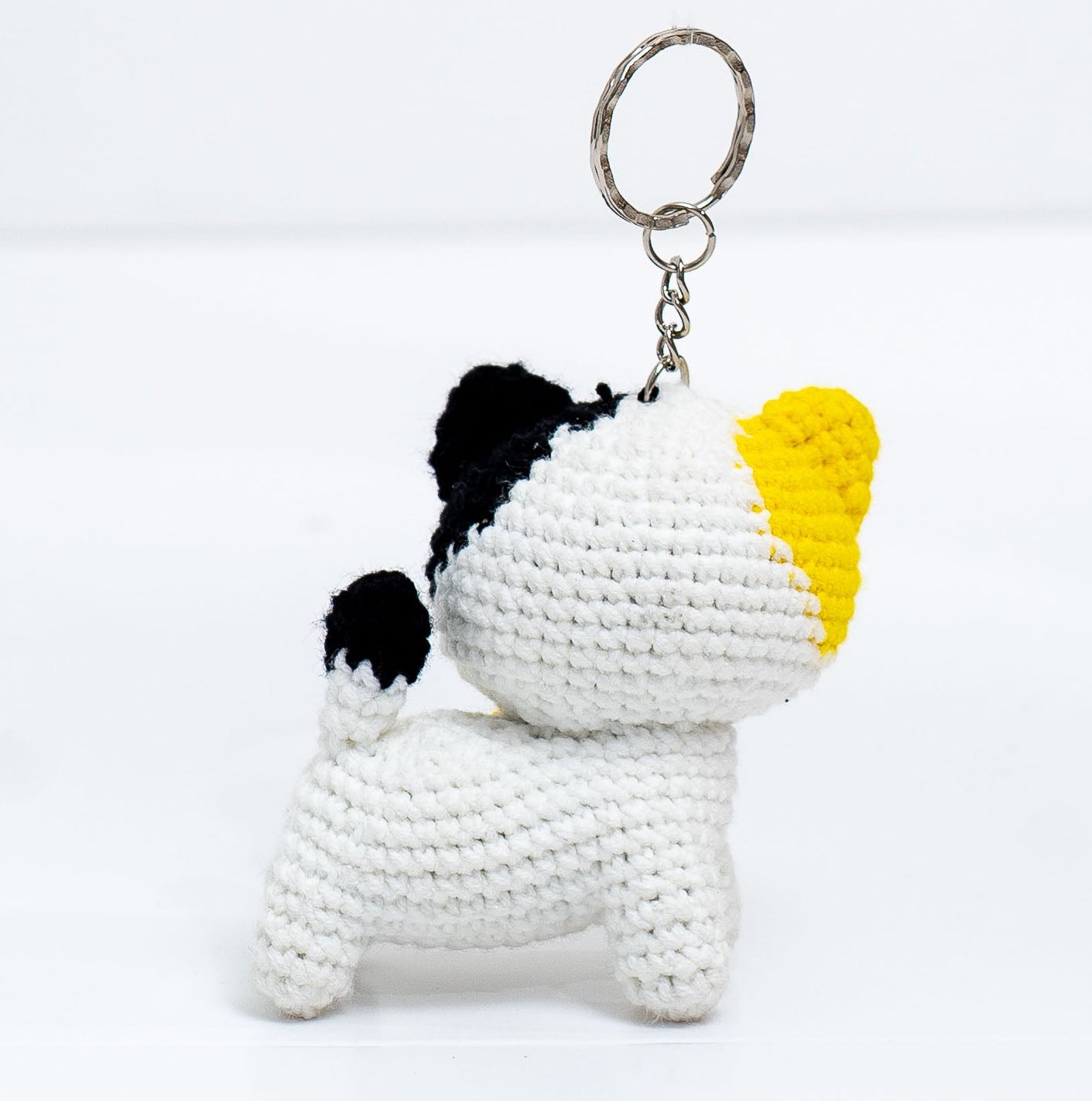 Jingle Cat Crochet Keychain