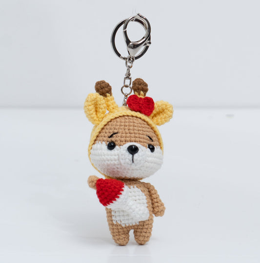 Cosplay Foxy Crochet keychain