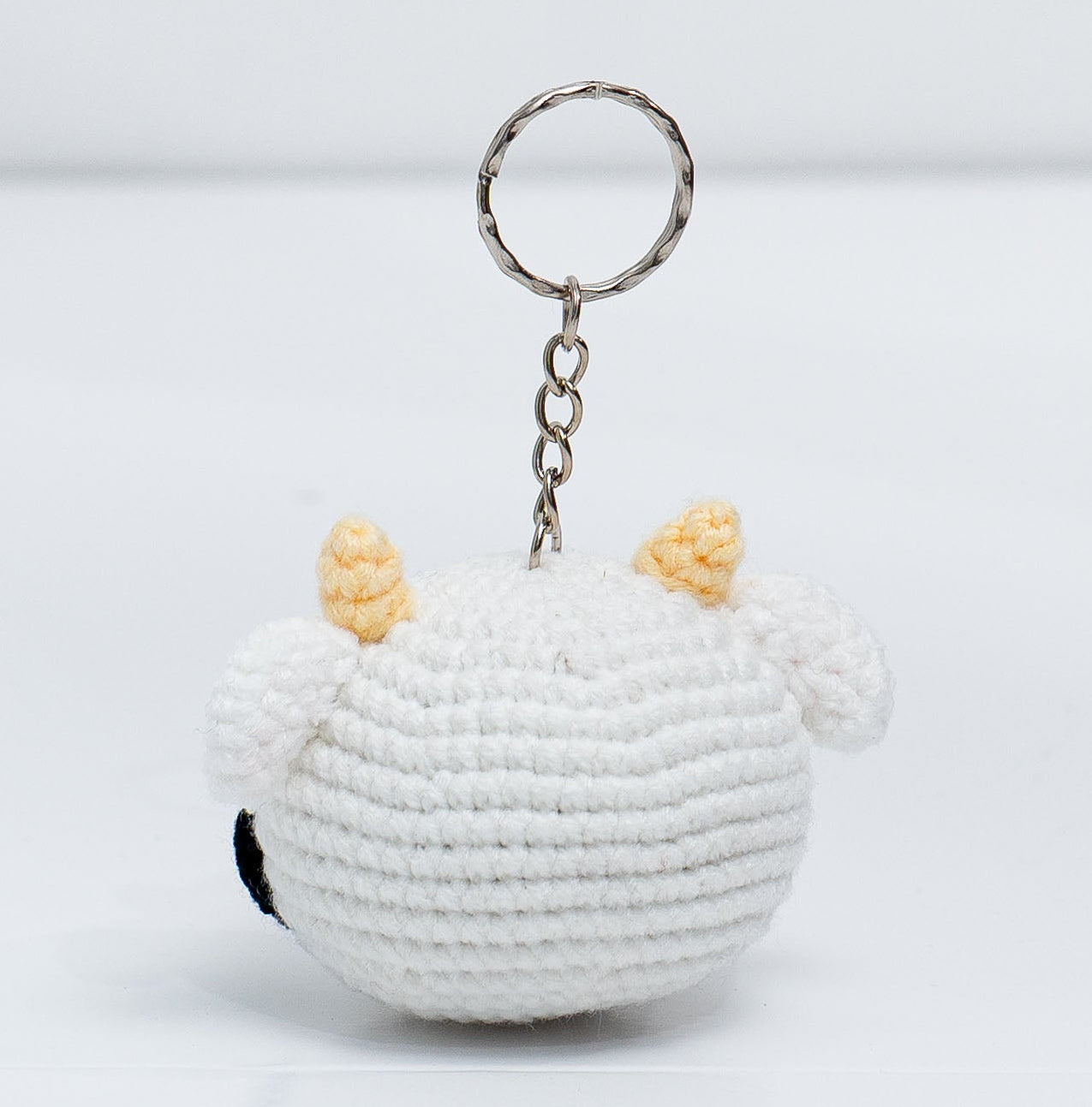 Baby Lenny Cow crochet keychain