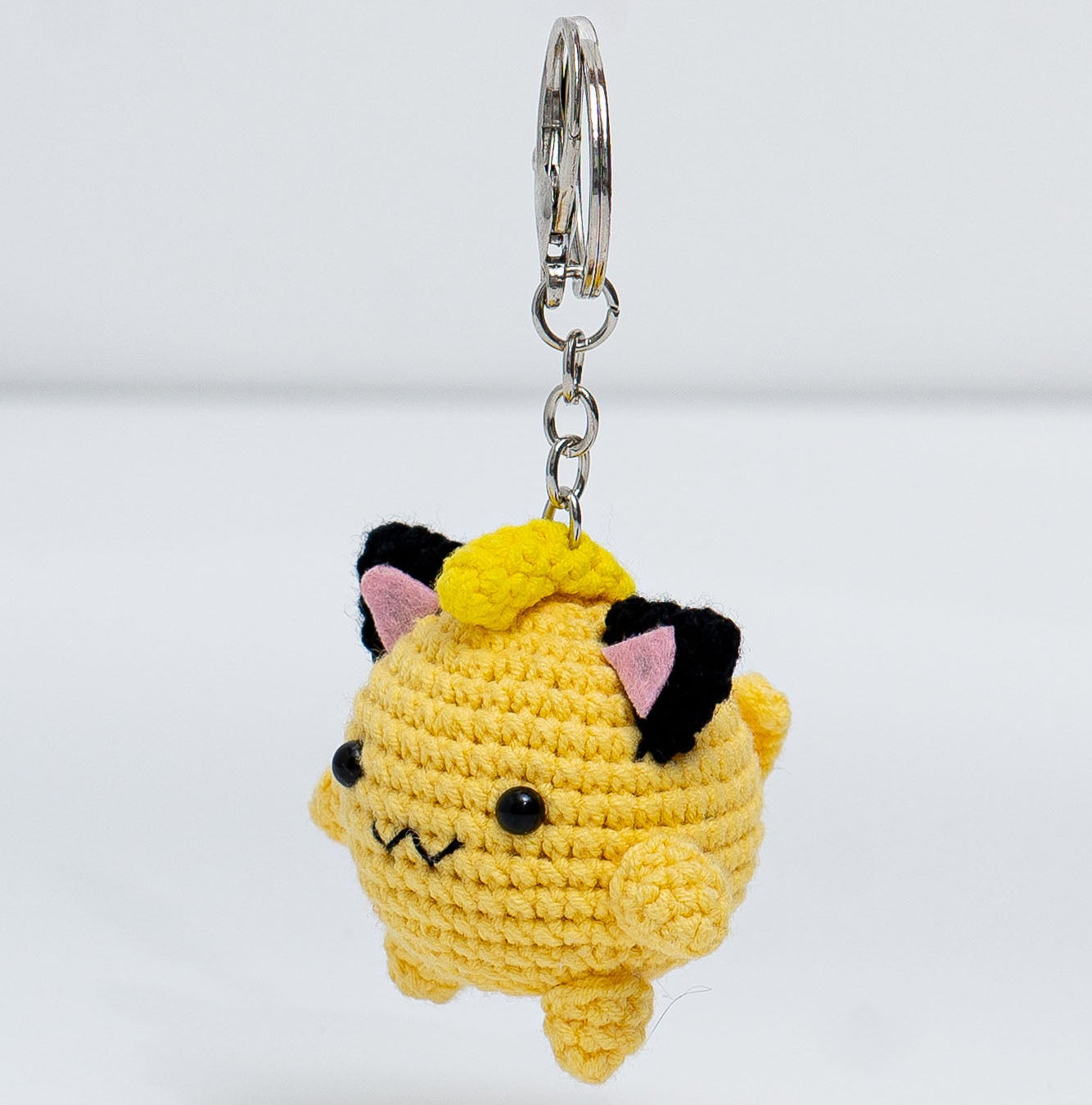 Pokemon Meowth Crochet Keychain