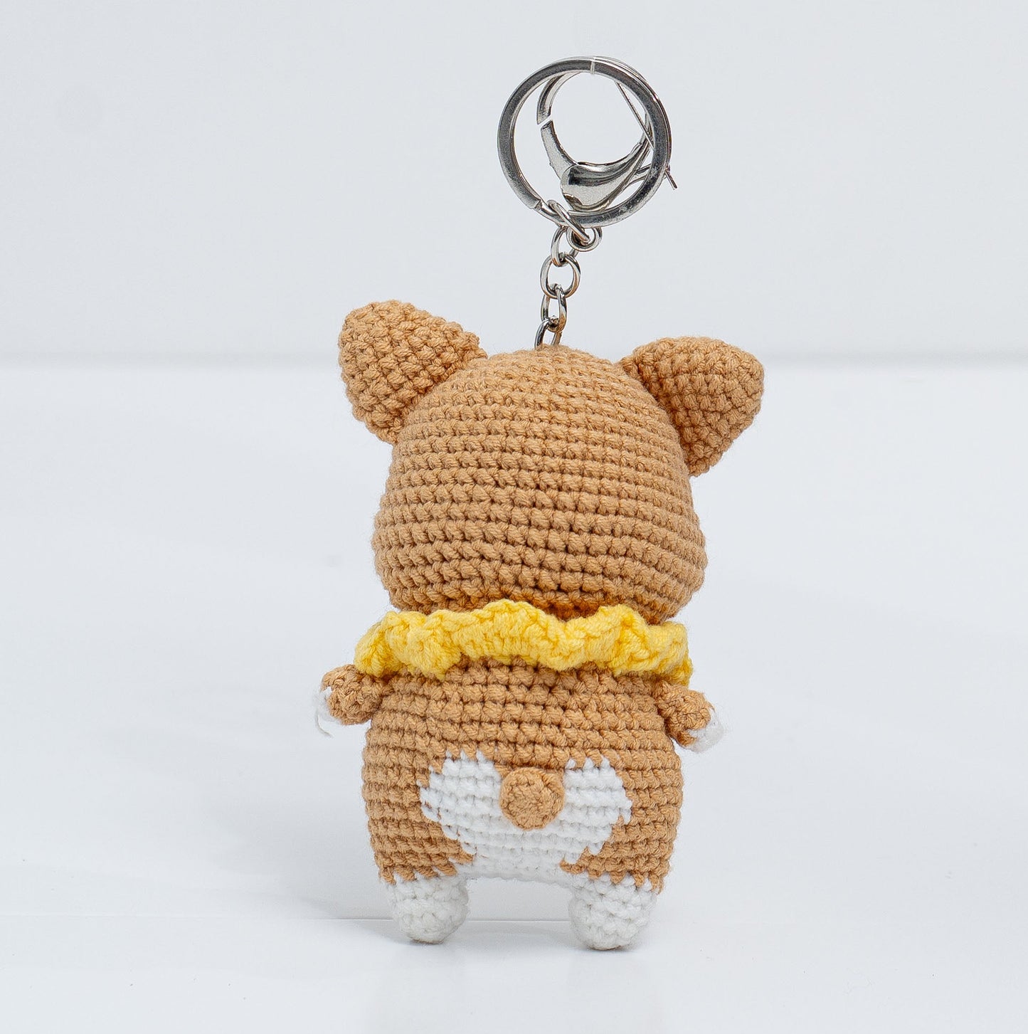 Clown Collar Pupperoni Crochet Keychain