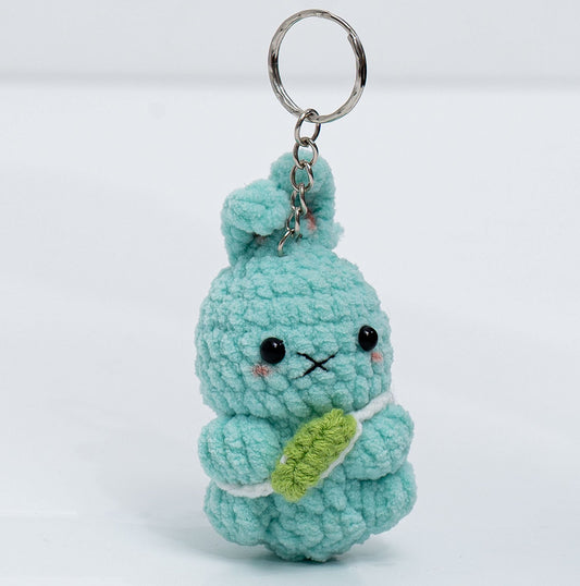 Bunny The Explorer Crochet Keychain