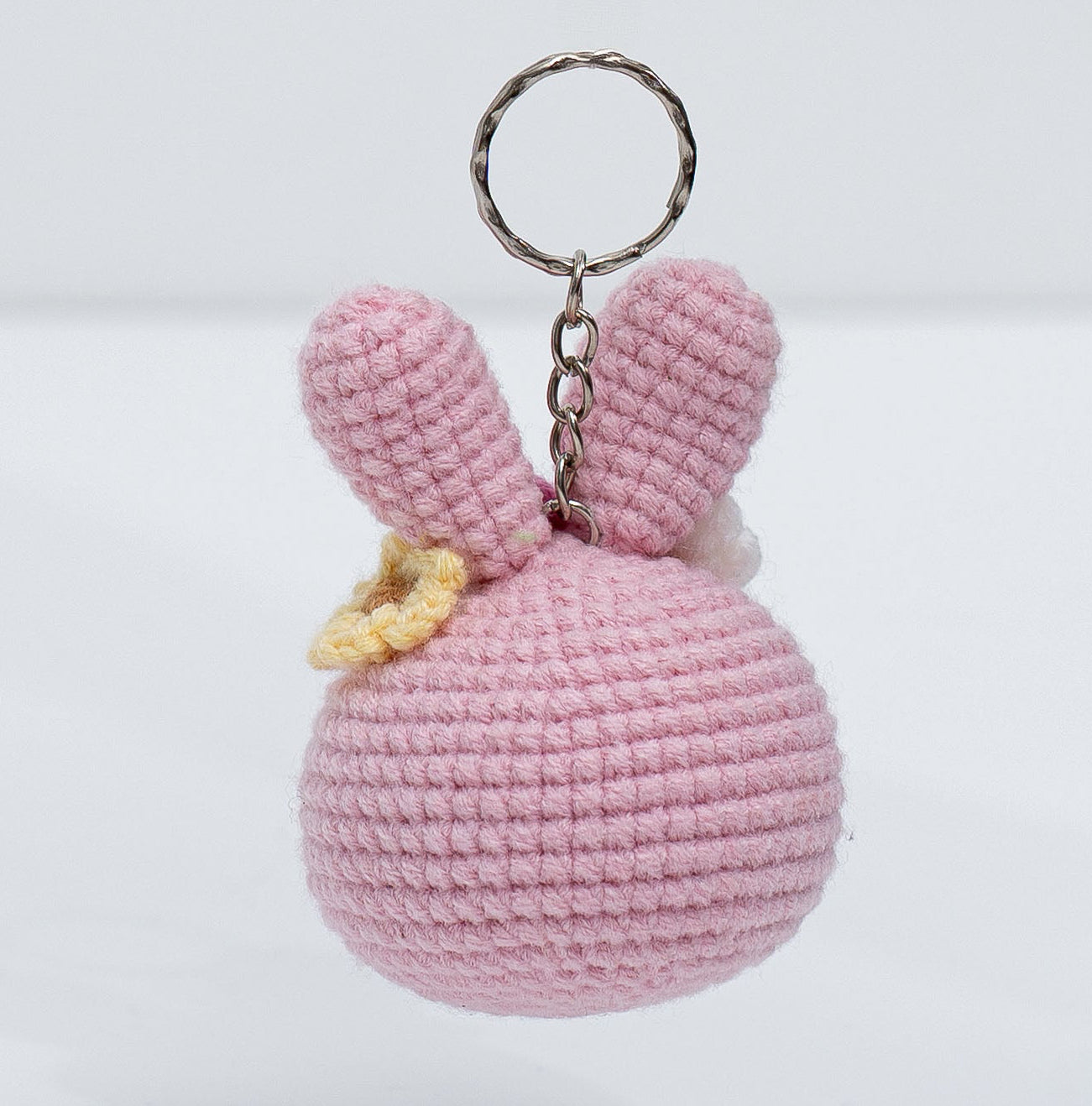 Easter Bunny Crochet Keychain