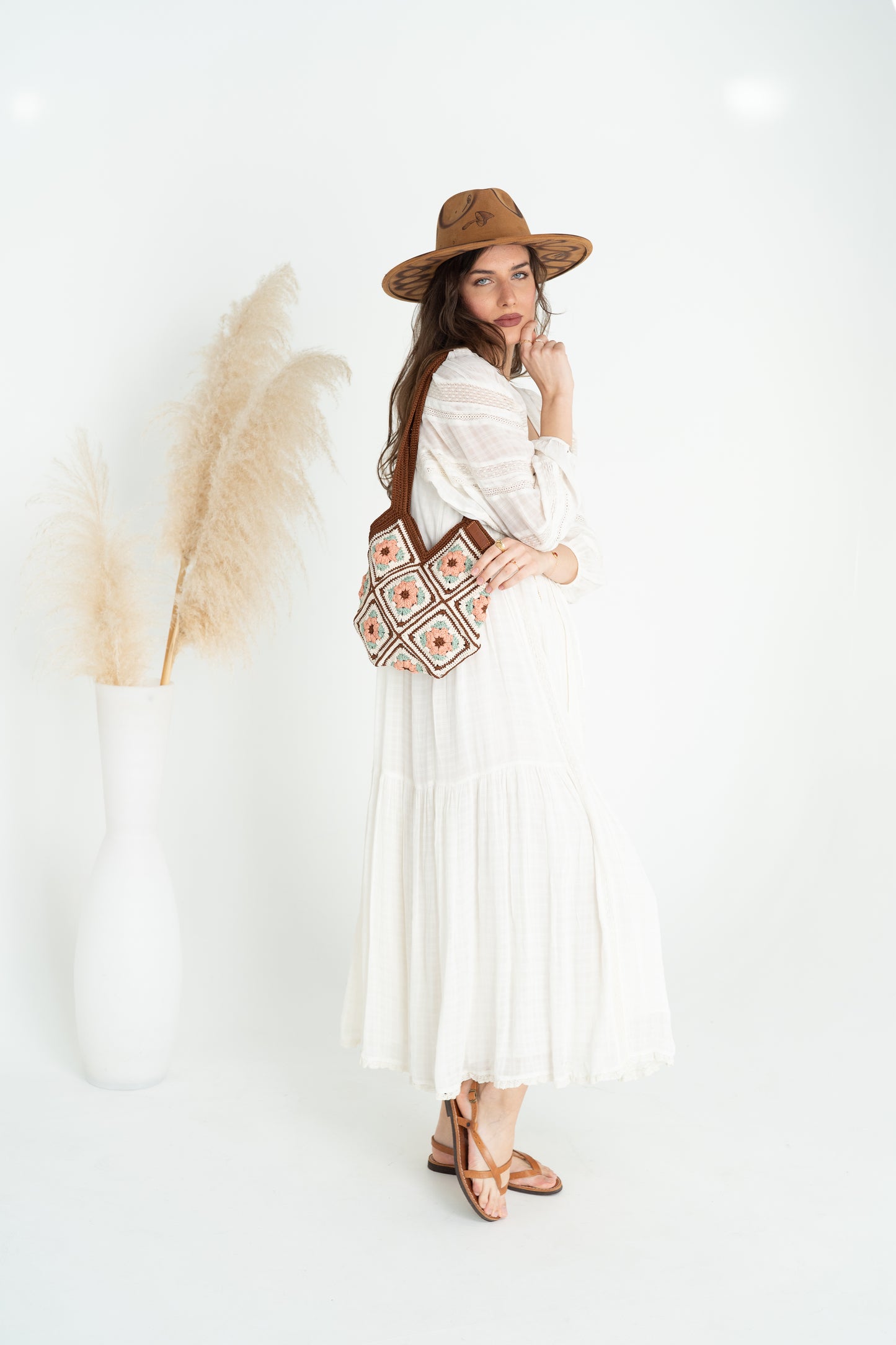 Poppy crochet bag