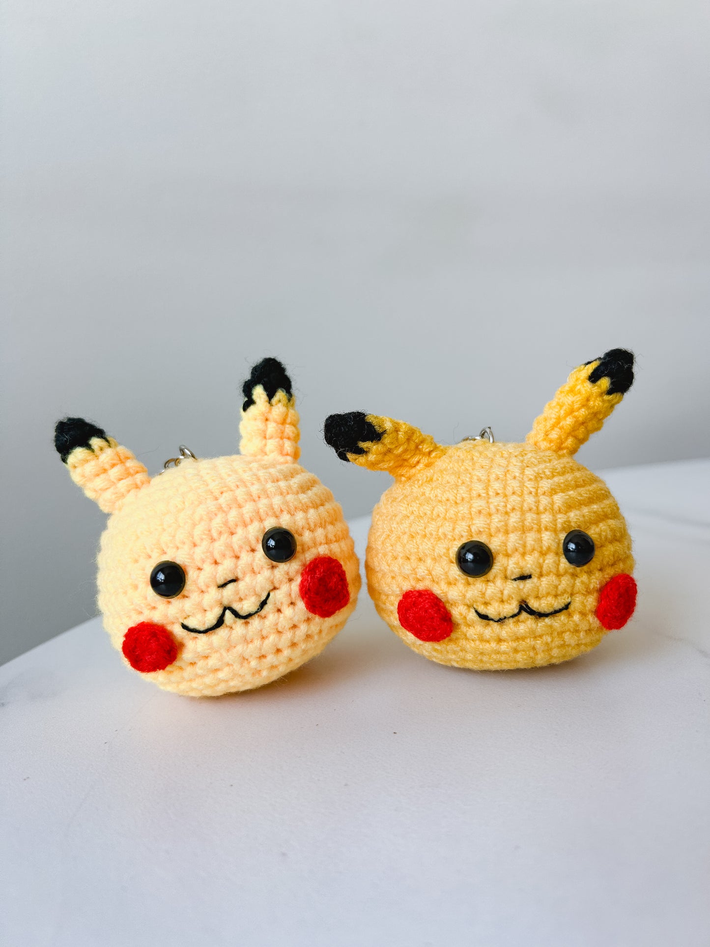 Pikachu Crochet Keychain