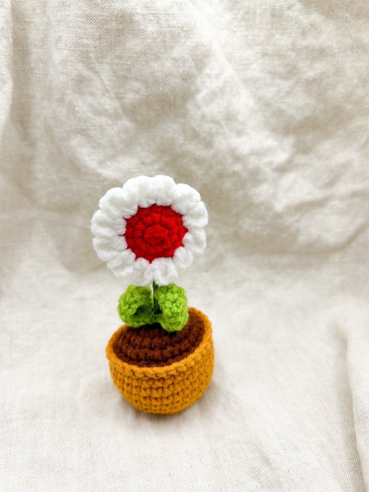 Pot Crochet Flower