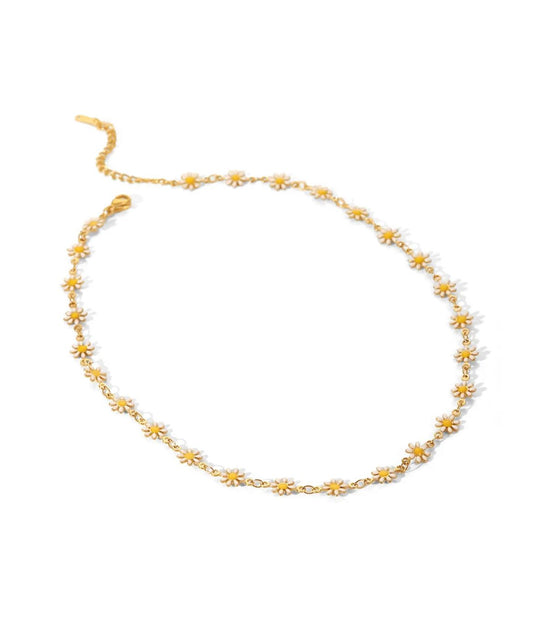 Daisy Flower Necklace