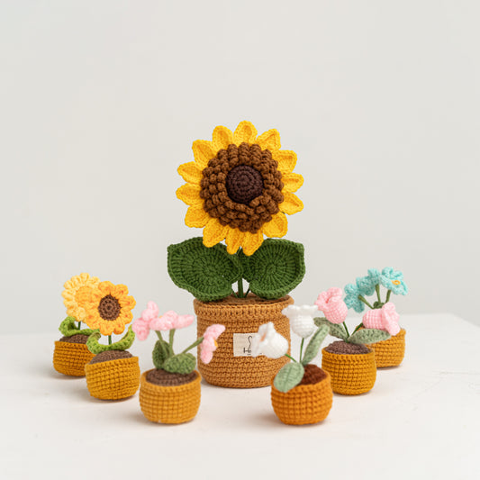 Pot Flower Crochet