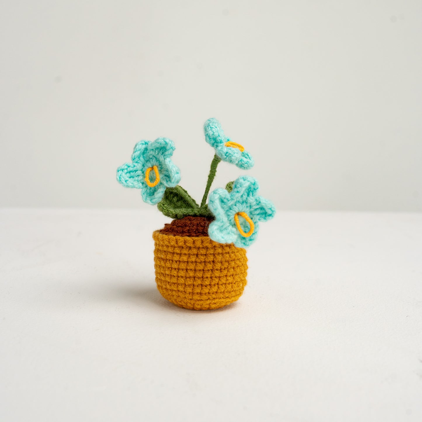 Pot Crochet Flower