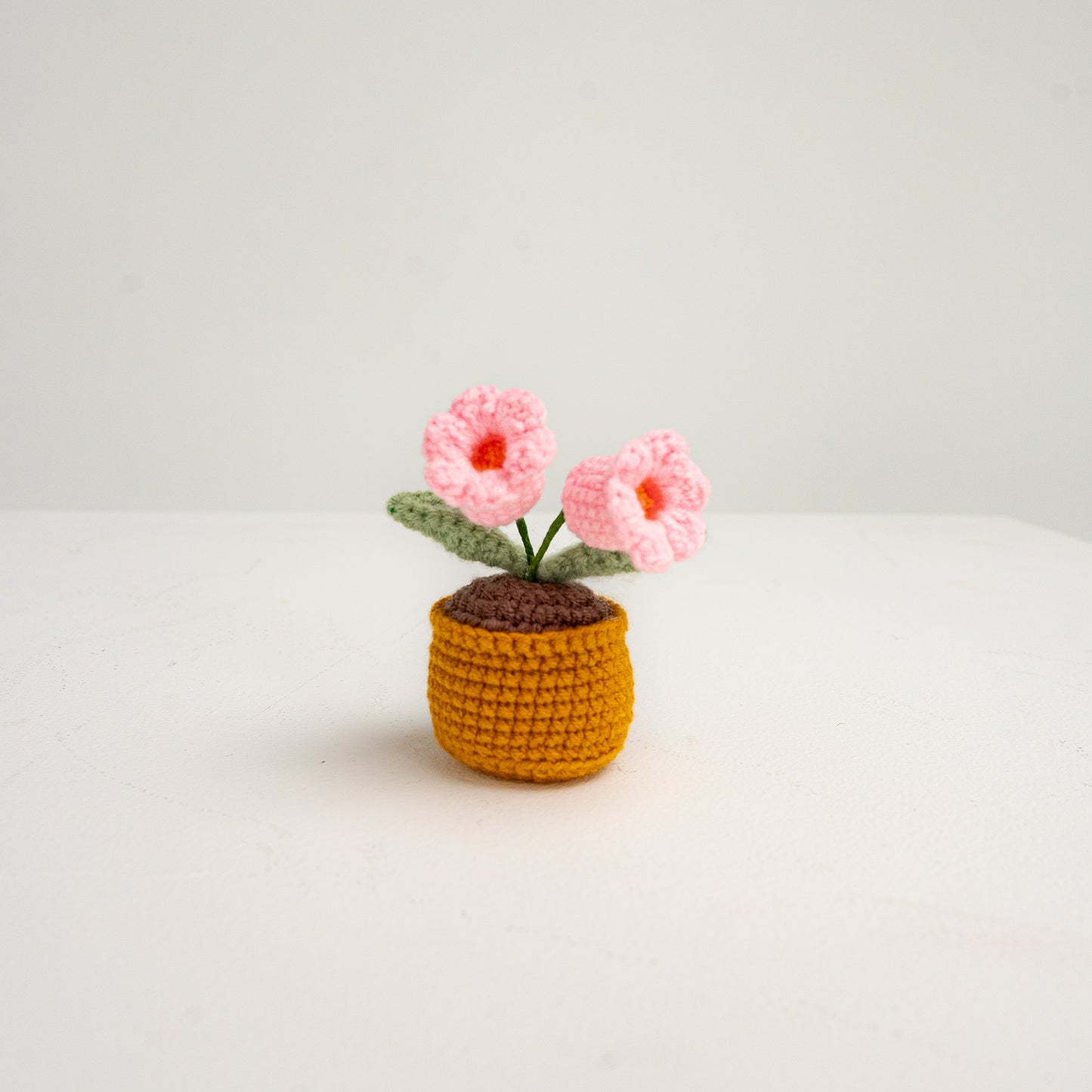 Pot Crochet Flower