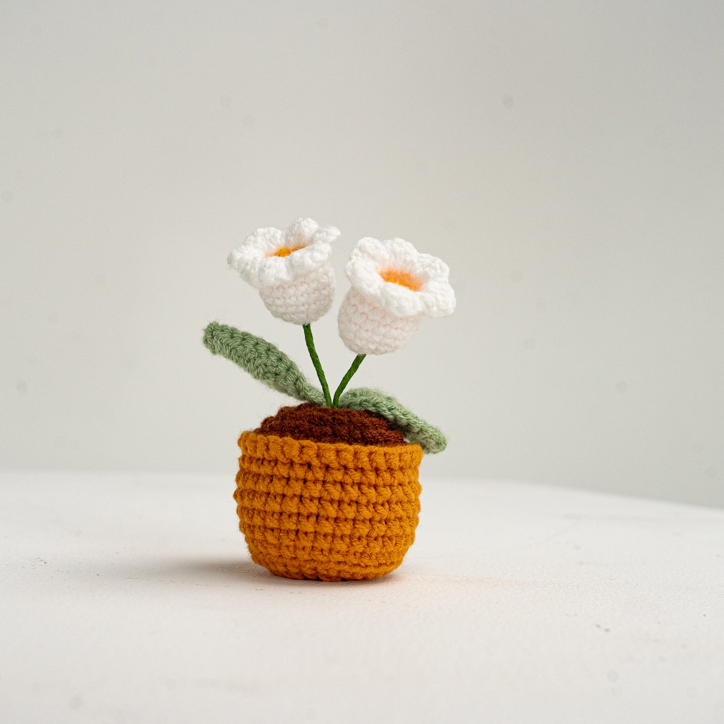 Pot Crochet Flower