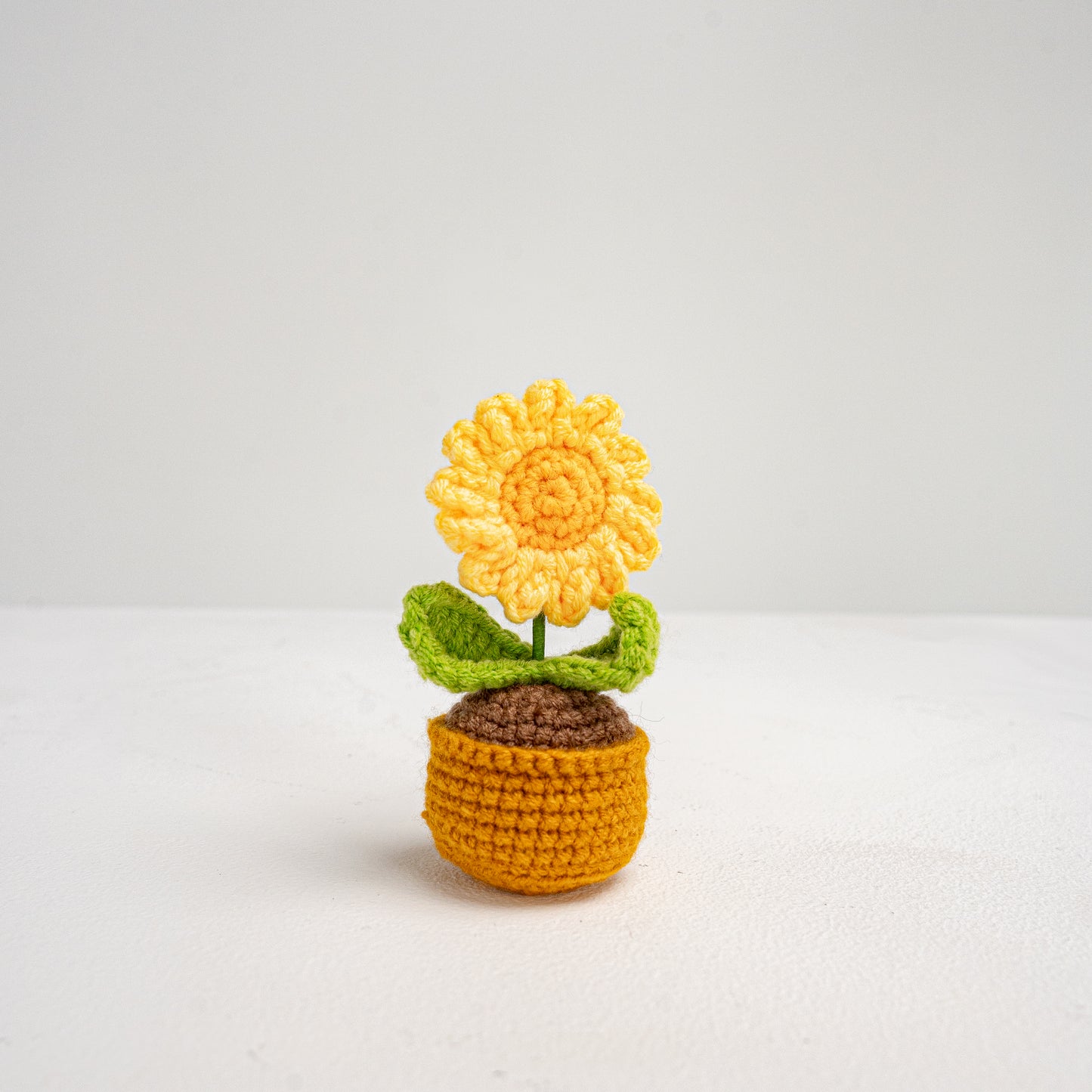 Pot Crochet Flower