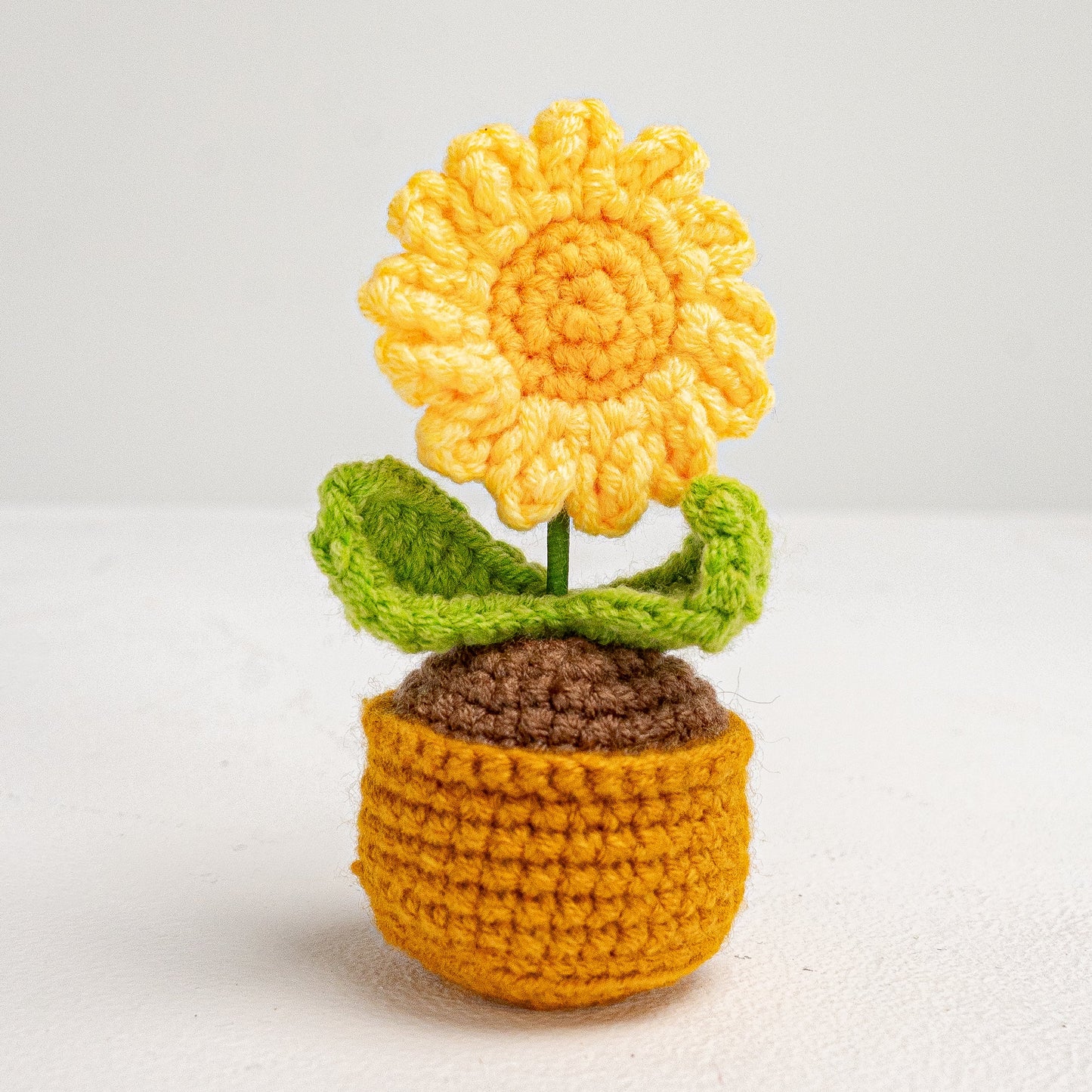Pot Sunflower Crochet