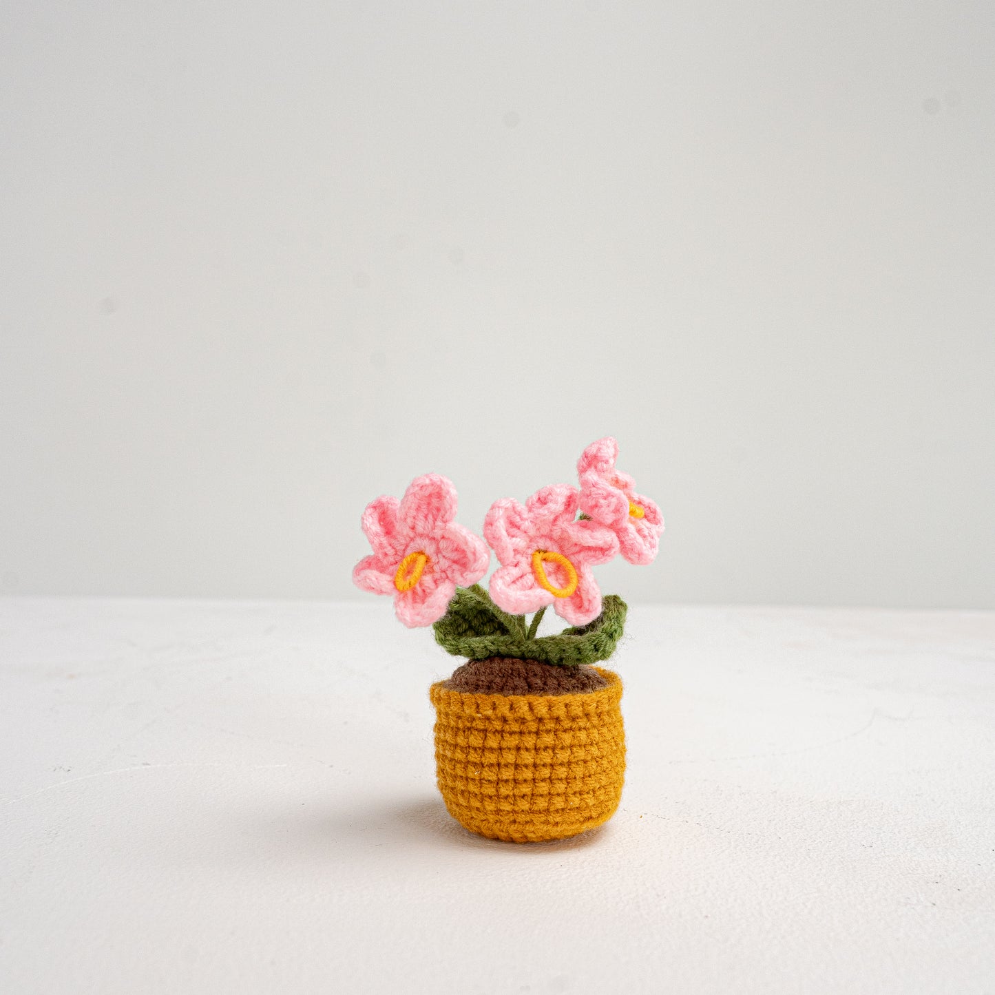 Pot Crochet Flower