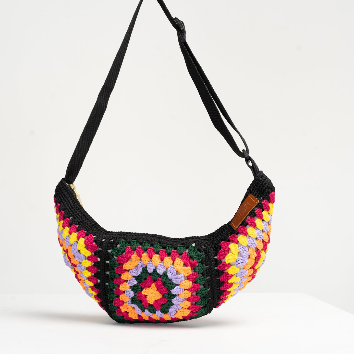 Dumpling Crossbody Crochet Bag