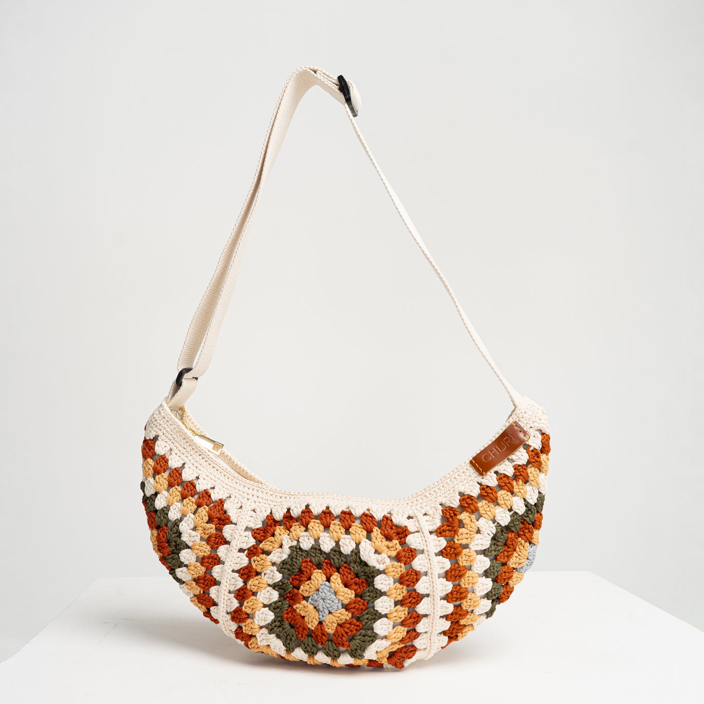 Dumpling Crossbody Crochet Bag