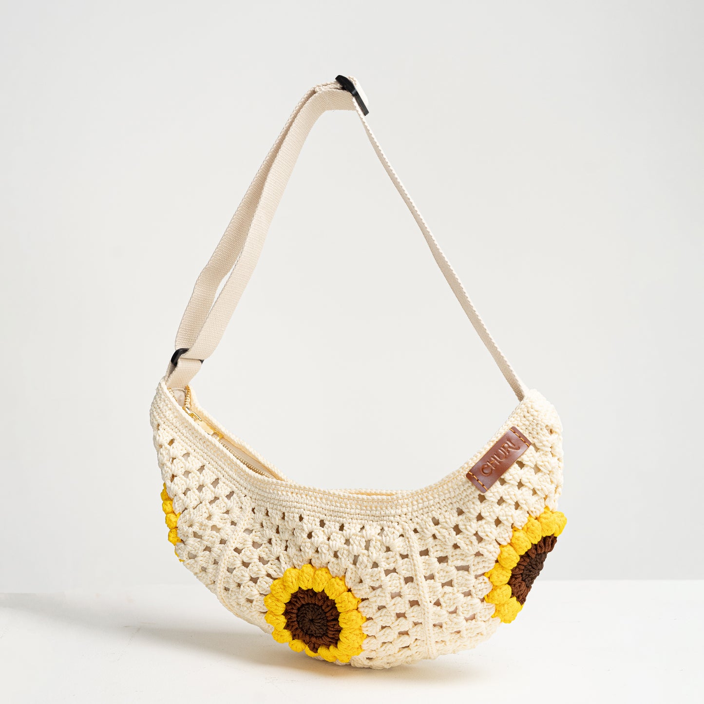 Dumpling Crossbody Crochet Bag