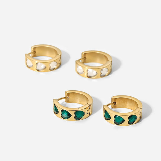 Heart Spark Hoops