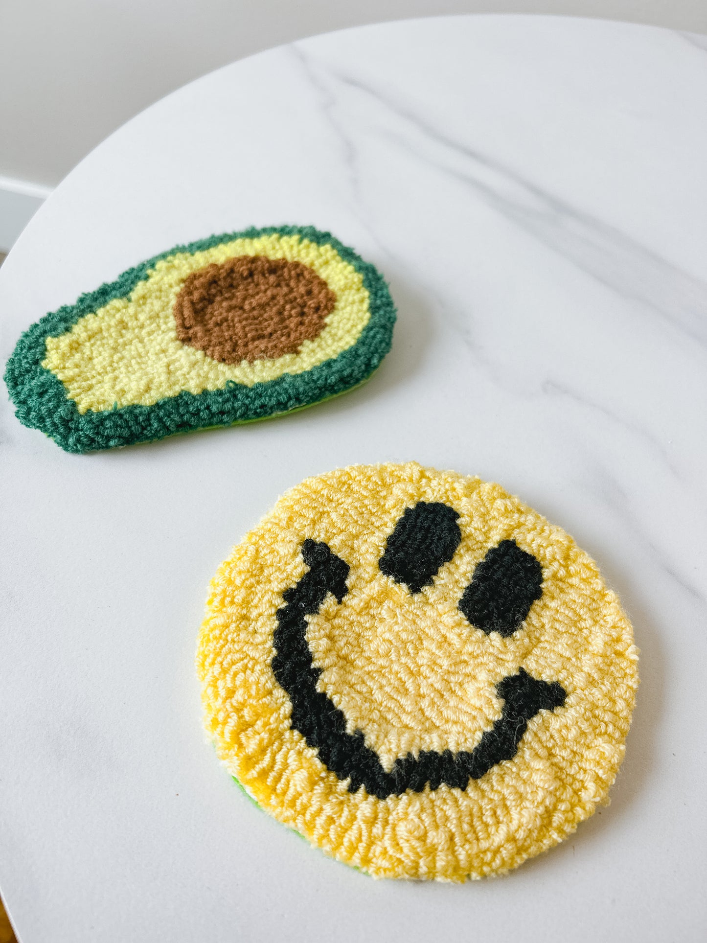 Punch Needle Coasters