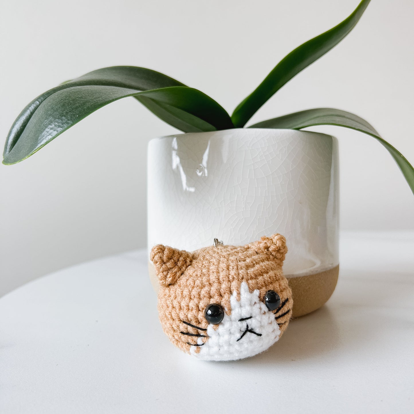 Cat Crochet Keychain (S)