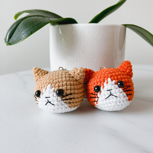 Cat Crochet Keychain (S)