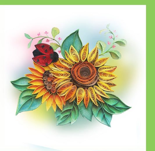 Sunflower Quilling Card
