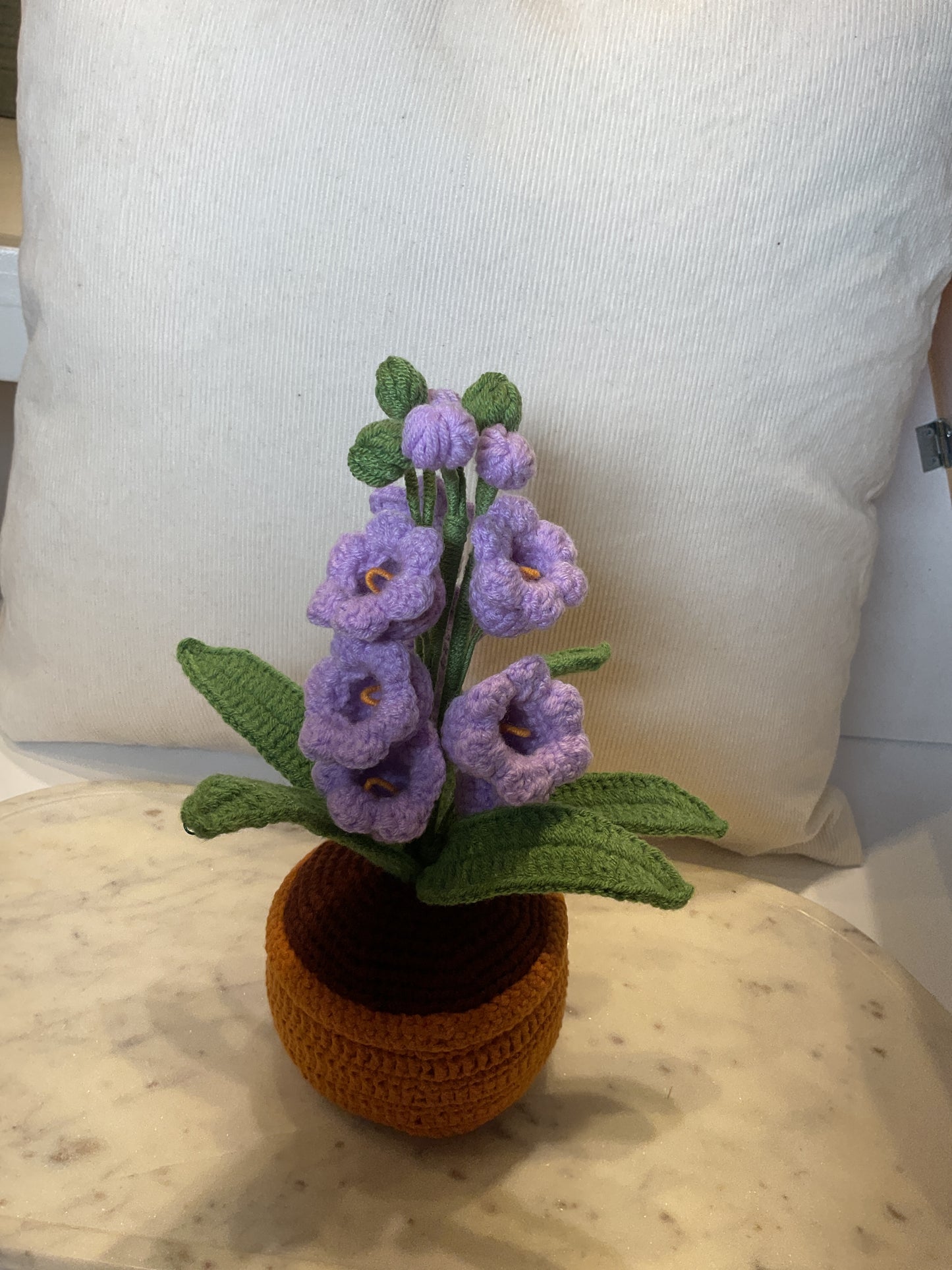 Pot Crochet Flower