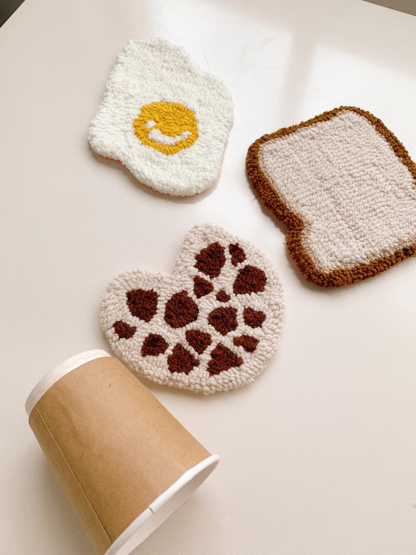 Punch Needle Coasters