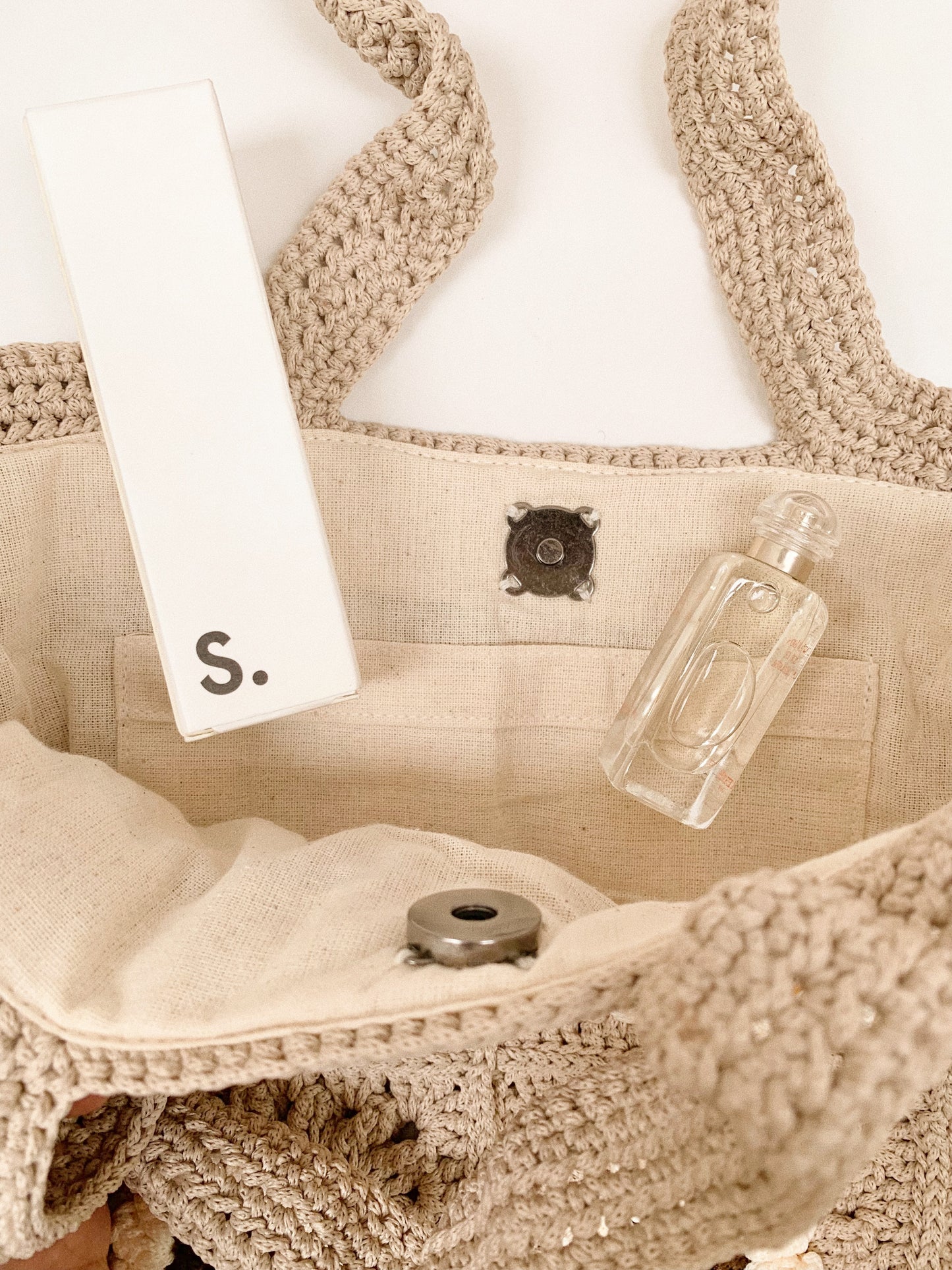 Daisy Flower Crochet Bag