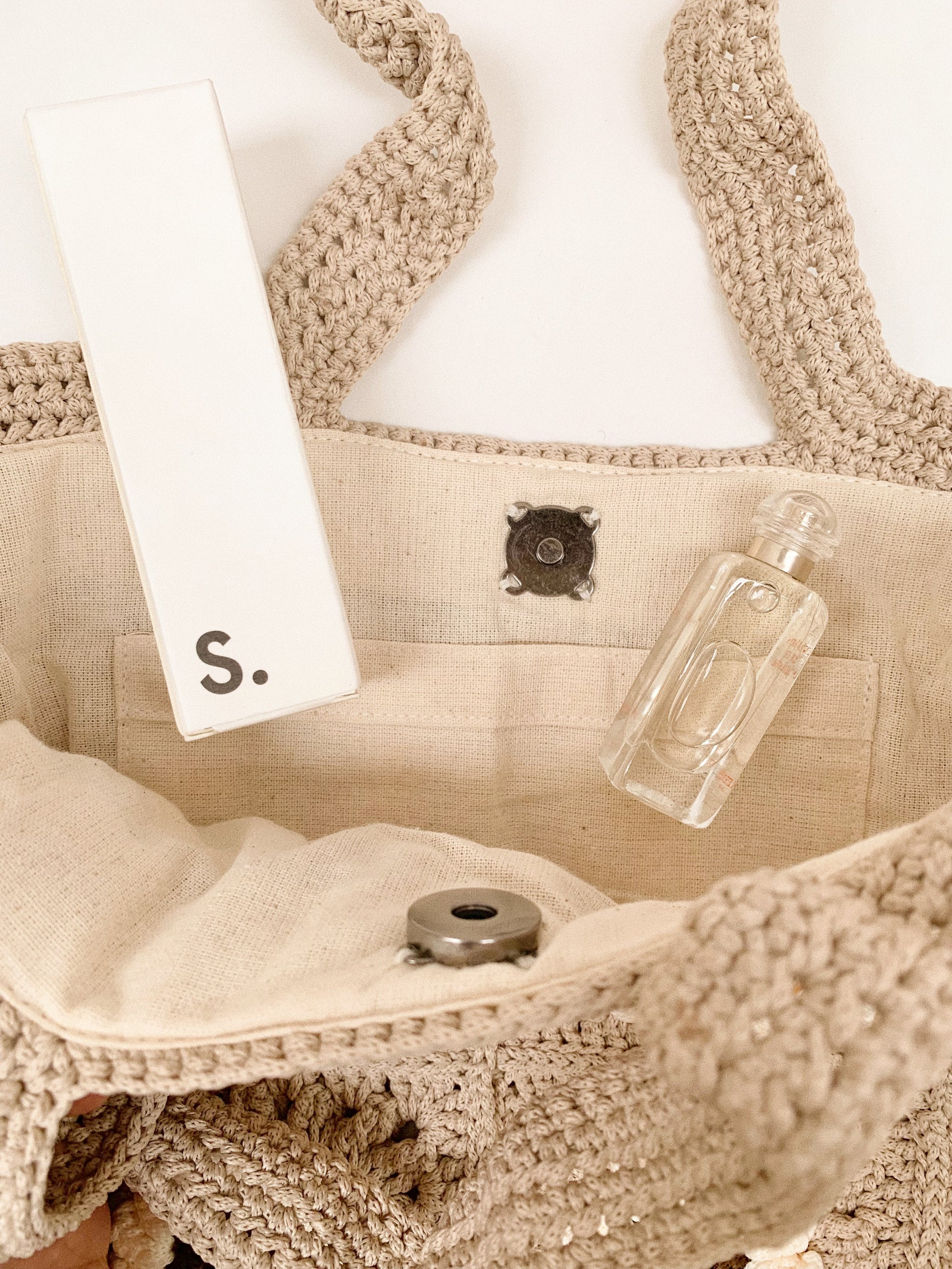 Daisy Flower Crochet Bag