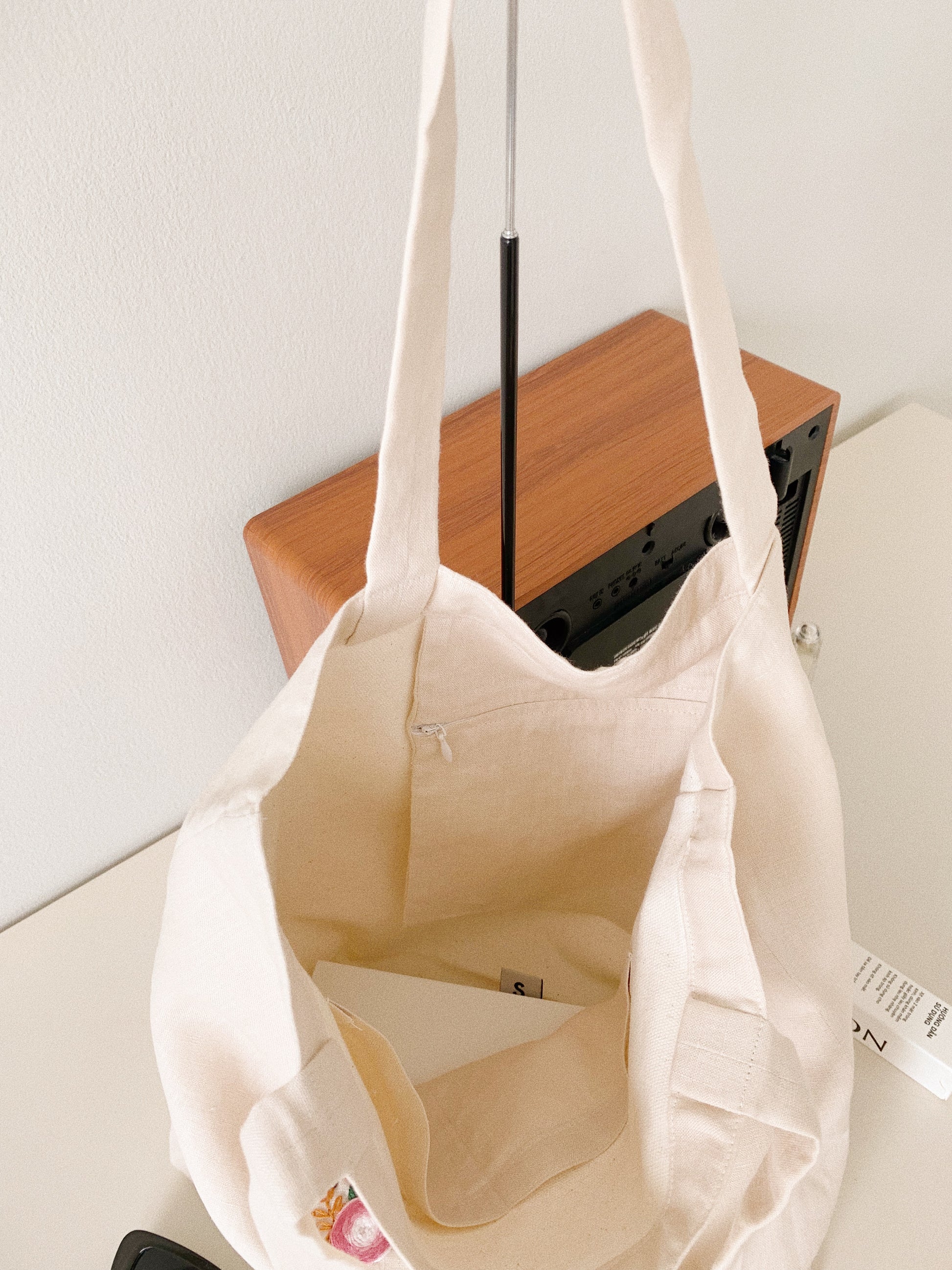 Lavender Haze- Linen Canvas Tote Bag