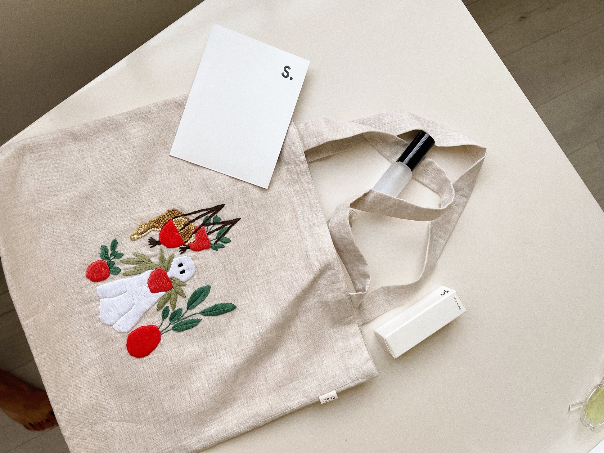Boo Chillin- Linen canvas Tote Bag
