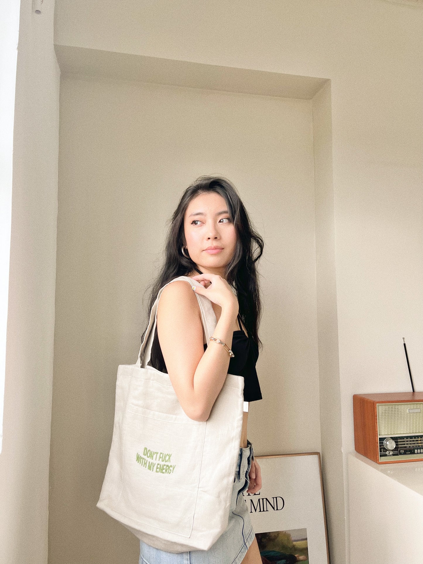 Linen Tote Bag