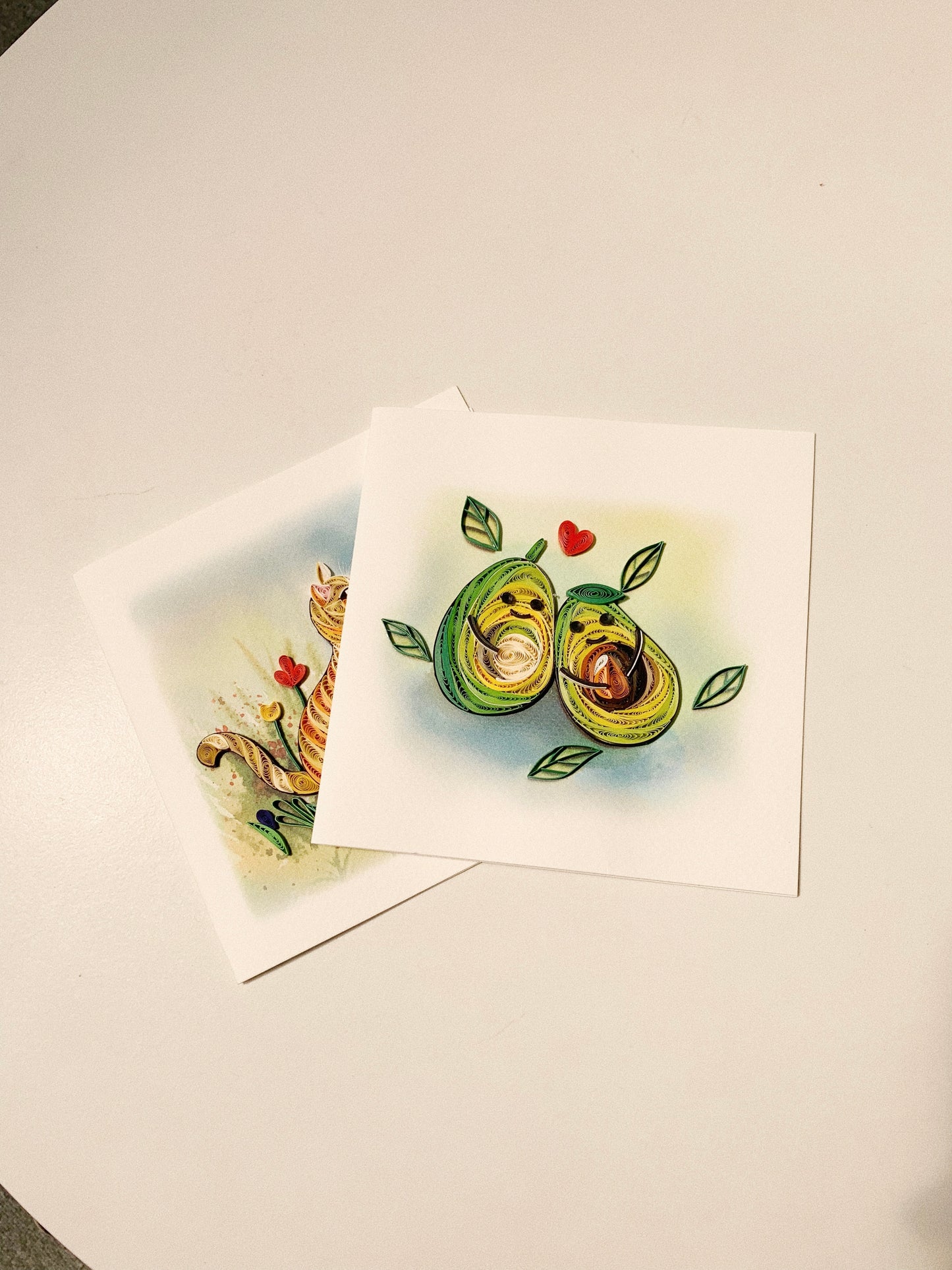 Avocado Lovers Quilling Card