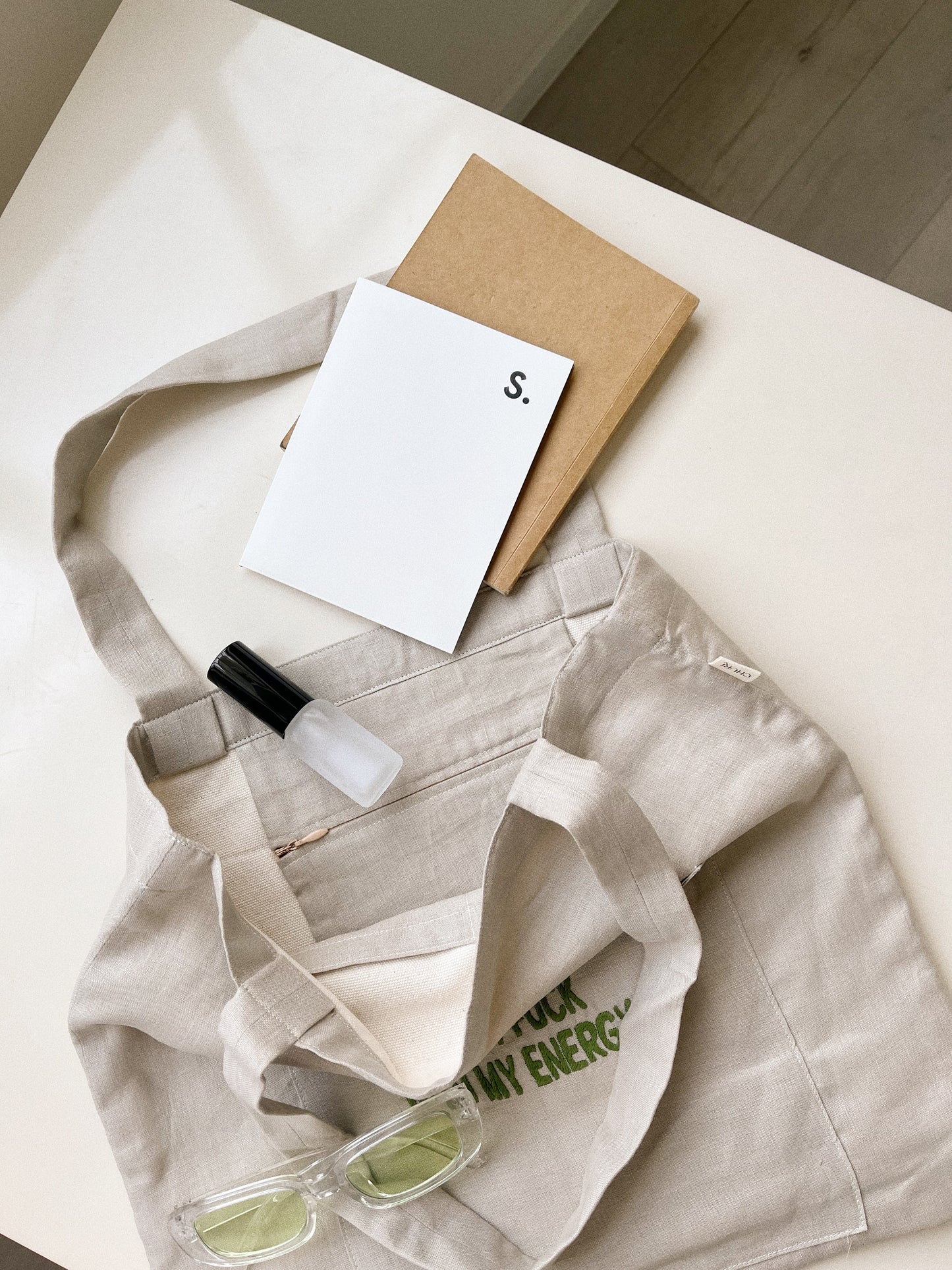 Linen Tote Bag