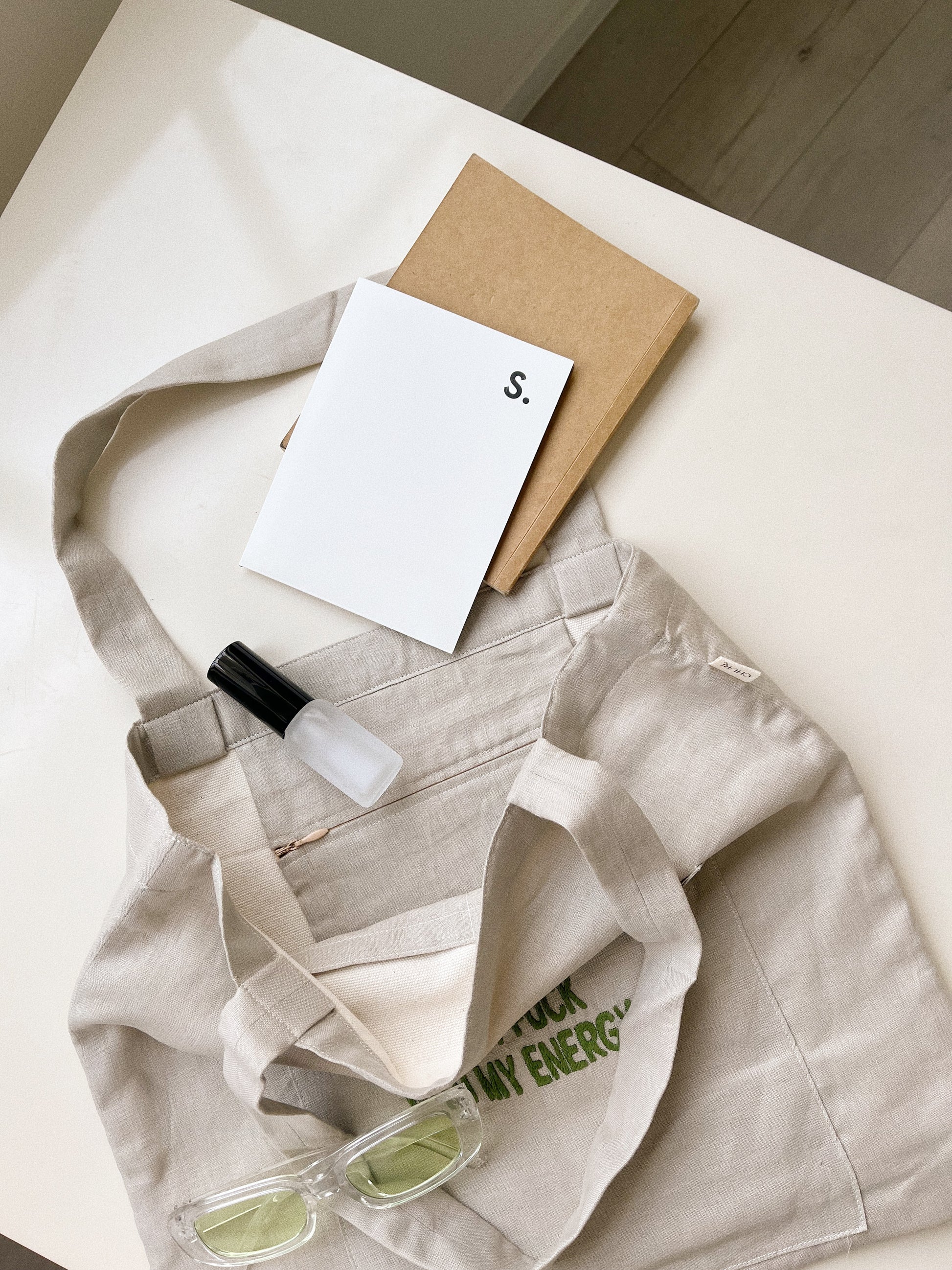 Linen Tote Bag
